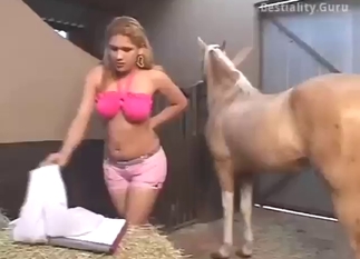 Brown stallion puts its dick in that nice asshole